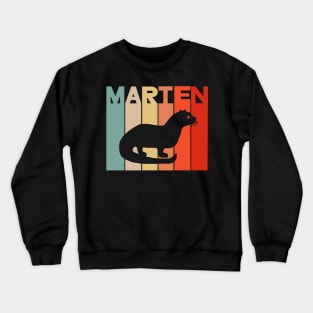 cute marten kids cuddly toy animal gift Crewneck Sweatshirt